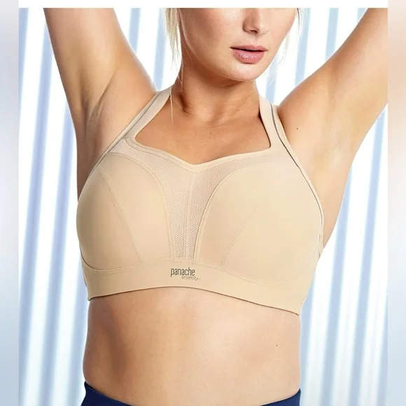 Panache Women's High Impact Underwire Sports Bra Size 32C - Picture 4 of 11